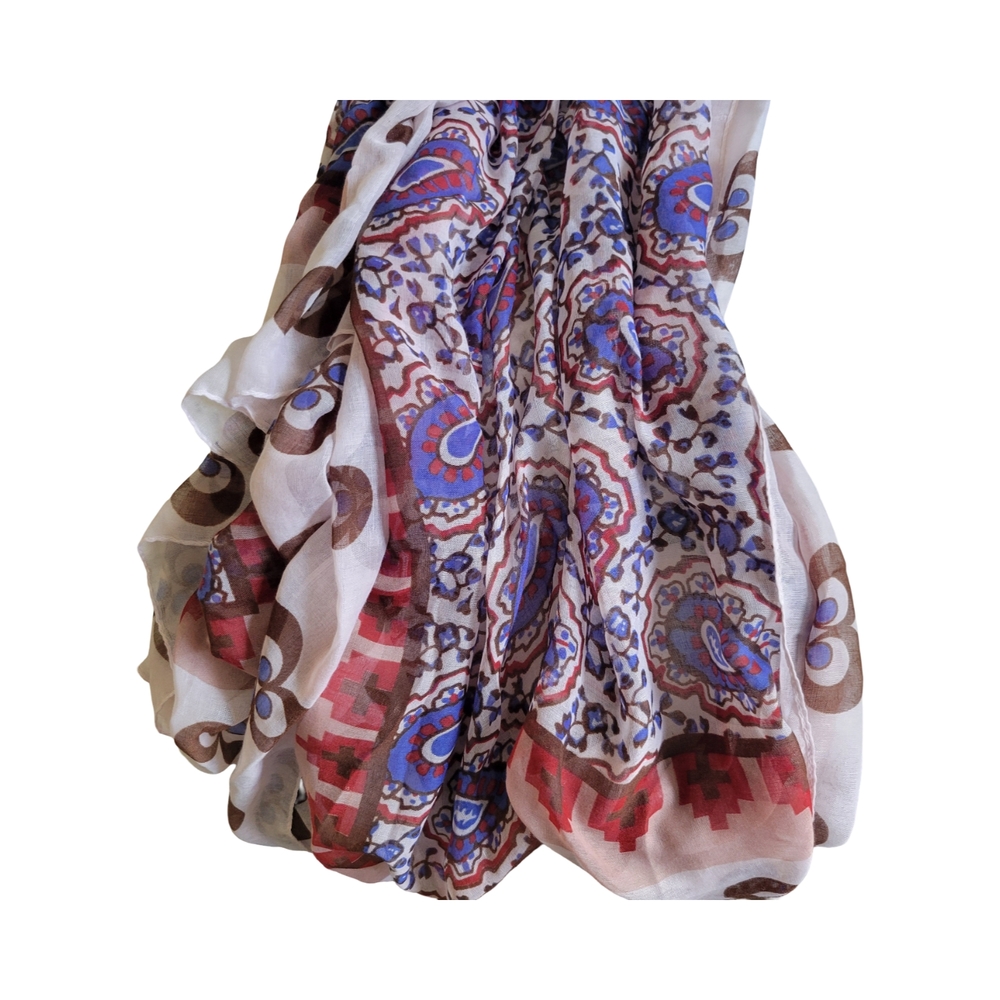 Set of Four Patterned Scarves - Picture 3 of 6